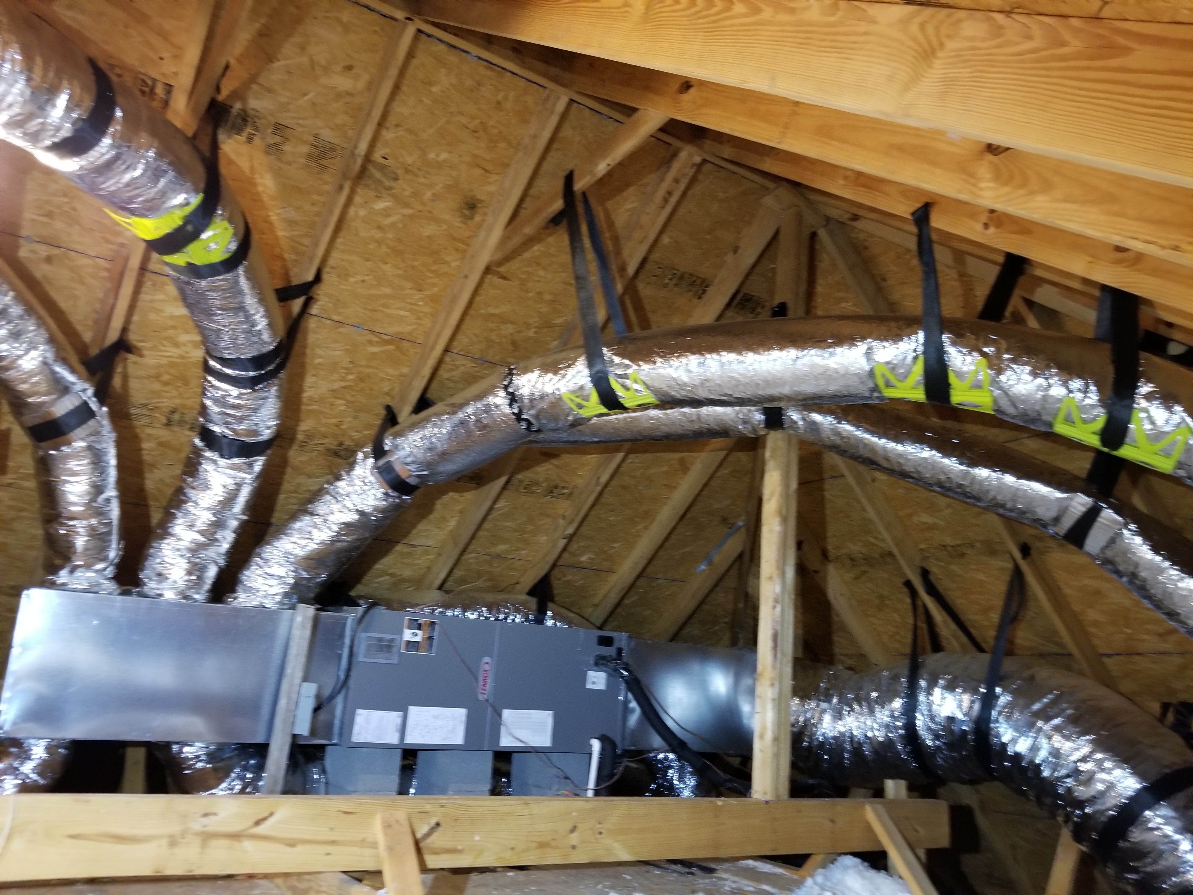 picture of ac repair in  Baton Rouge replacement of all duct work for better airflow with ac repair Shenandoah crew